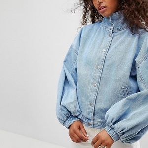 Akira Balloon Sleeve Denim jacket!!